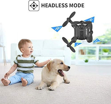 UNO1RC Mini Drone for Kids Toys,V2 Nano Pocket RC Quadcopter for Beginners Gift,with 3 Batteries,Altitude Hold, Headless Mode,3D Flips, One Key Return,3 Speed Modes,Easy Fly