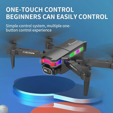 UNO1RC Camera Obstacle Avoidance Foldable Drone, Drone With 4k Hd Fpv Camera Remote Control Toys Gifts For Boys Girls With Altitude Hold Headless Mode Start Speed Adjustment