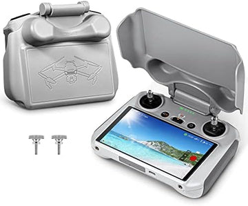 UNO1RC Mini 3 Pro 2 in 1 Sun Hood, RC Joysticks Protector Sunshade for DJI Pro/Mini 3/Air 2S/Mavic Classic/Mavic Remote Controller Full Screen Protection Accessories
