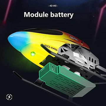 UNO1RC Fixed High RC Aircraft LED Lighting One Button Takeoff/Landing Remote Helicopter The Alloy Body is Sent to The RCairplaneTPF 3.5CH Module Battery Built-in RC Drone