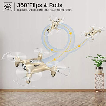 UNO1RC Drones for Kids with Headless Mode,Altitude Hold,3D Flip,2.4Ghz Nano LED Small RC Quadcopter，Easy to Fly Indoor Helicopter Plane for Beginners