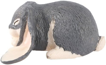 UNO1RC 3 pcs Jackrabbit Model Bunny Toys Figure Fairy Rabbit Figurines Easter Cupcake Toppers Mini Resin Animals Fairy Figurines kidcraft playset Craft Ornament Rabbit Decoration Plastic