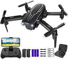 UNO1RC Drone with Camera for Adults Kids - 1080P HD FPV Camera Drones with 90¡ã Adjustable Lens, Gestures Selfie, One Key Start, 360 Flips, Toys Gifts RC Quadcopter for Boys Girls with 2 Batteries