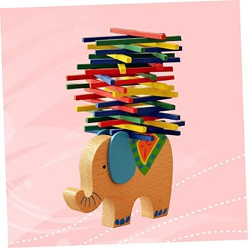 UNO1RC 2pcs Kids Wooden Toys Wood Toys Building Blocks for Kids Developmental Toys Balance Games Playset