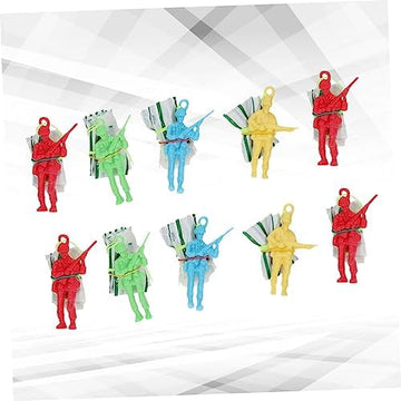 UNO1RC 20 Pcs Kids Mini Toys Flying Toys Kids Playset Plastic Parachute Cool Parachute Soldier Fun Parachute Party Favors Parachute Toy Solider Parachute Toy Children Parachute Toy Flight