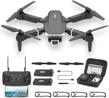 UNO1RC Drone with Camera for Adults, 1080P HD FPV Drone for Kids, T27 Foldable RC Drone with 3D Flips/Altitude Hold/Gesture Selfie/Waypoint Flight, 2 Batteries and Case, Gifts for Boys/Girls Beginners