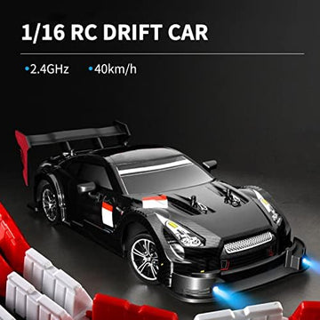 UNO1RC RC Drift Car 1/16 RC Car Remote Control Car 2.4GHz 4WD 30km/h RC Race Car High Speed Kids Gift RTR RC Cars for Boys Waterproof Electric Car Toy Car