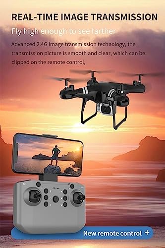 UNO1RC KY101 Mini Drone with 720P HD Camera Remote Control Toys Gifts, 2 Batteries 30 Mins