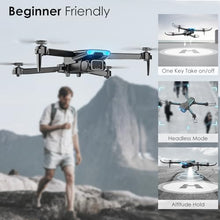 UNO1RC Drone with 1080P HD FPV Camera, RC Aircraft Quadcopter with Headless,3D Flips, One Key Start, Voice/Gravity Control, Speed Adjustment, 2 Batteries, Foldable Drone for Kids, Adults, Beginners