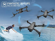 UNO1RC NH760 Drones with 1080P HD Camera for Adults, WIFI FPV Live Video, Foldable Drones for Kids Beginners, Headless Mode, Altitude Hold, RC Quadcopter Toys Gifts with Speed Adjustment, 3D Flips