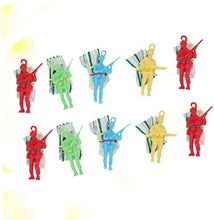 UNO1RC 20 Pcs Kids Mini Toys Flying Toys Kids Playset Plastic Parachute Cool Parachute Soldier Fun Parachute Party Favors Parachute Toy Solider Parachute Toy Children Parachute Toy Flight