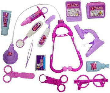 UNO1RC 28 Pcs Kids Suit Toddler Toys Girls Toys Toddler Playset Doctor Playset for Kids Dress up Pretend Play