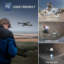 UNO1RC Stone HS280 Foldable FPV Drone with Adjustable 1080P HD WiFi Camera, Lightweight RC Quadcopter for Kids Adults Beginner, 2 Modular Batteries, Auto Hover, Gravity Sensor, Voice Gesture Control