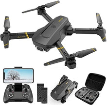 UNO1RC Drone with 1080P Camera for Adults Kids,HD FPV Live Video RC Quadcopter for Beginners Helicopter Toys Gifts,Altitude Hold, Waypoints,3D Flip,Headless Mode,2 Batteries and Carrying Case