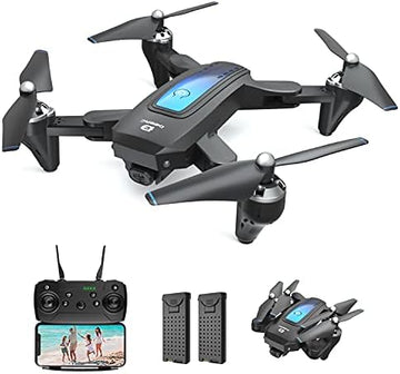 UNO1RC Drone with Camera for Adults and Kids 2K HD FPV Live Video, RC Quadcopter Helicopter with Waypoints, Altitude Hold, One Key Start, Headless Mode, 3D Flip, Long Flight