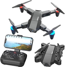 UNO1RC X500 mini Drone Optical Flow Positioning RC Quadcopter with 720P HD Camera, Altitude Hold Headless Mode, Foldable FPV Drones WiFi Live Video 3D Flips Easy Fly Steady for Learning Black