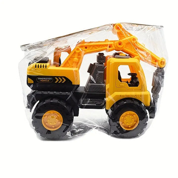 Large-scale Engineering Toy Vehicles For Children, Including Inertia Excavators, Mixers, And Drilling Machines, Dump Trucks  Large Model Car Toys