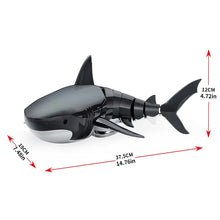 Remote Control Shark Kids Animals Remote Swim Electric Toys, Accelerate Rechargeable Remote Control Boat, Remote Control Speedboat With Swing Tail Christmas Toys For Boys