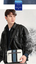 Fashionable Man Shoulder Bag Casual Messenger Bag Soft Silicone Leather Camera Large-capacity Fashionable Man 10inch Tablet Computer Ipad Bag