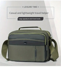 Men's Casual Outdoor Large Capacity Messenger Bag, Lightweight Square Bag