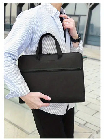 Simple Lightweight Portable Computer Bag, Waterproof Oxford Cloth Briefcase