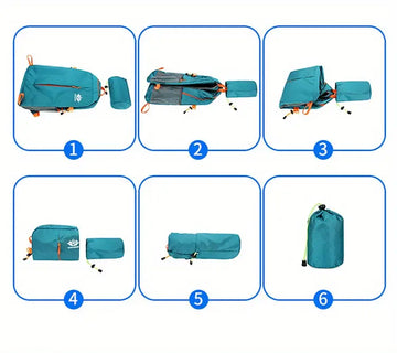 Lightweight & Waterproof Outdoor Backpack - Large Capacity & Foldable for Men & Women!