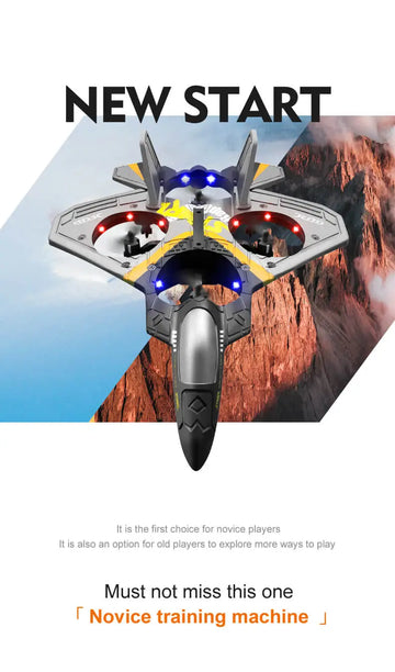 4DRC V17 Remote Control Airplane, EPP Foam Fuselage Fall And Crash Resistance, 2.4G RC 4-rotor Drone With 2 Batteries, Tumbling And Hovering, Gravity Sensing, Model Air Toys For Children Gifts