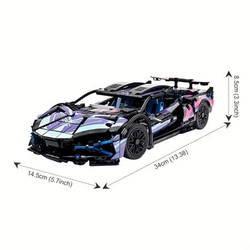 New Model Building Block Toy Car, Science And Education Toy Building Blocks, Kids Gifts Toy, Sports Car, Fashionable Toy, Fun Toy, Game Car