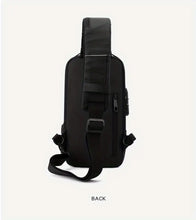 Casual Multifunctional Shoulder Bag, Breathable Sports Chest Bag With Password Lock