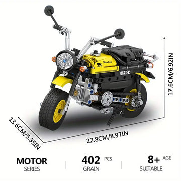 Technical 1:6 Seris Motorcycle Building Blocks, The Off-Road Motorbike Model Bricks High-Tech MOTOR, Modular High Reduction Classic Collection Educational Toys For Boys Gifts