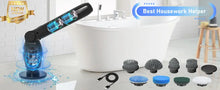 1set Electric Spin Scrubber, 4000mah Power Cordless Cleaning Brush With 50" Adjustable Extension Handle And 8 Replaceable Brush Heads, With Remote Control 2 Rotating Speed Waterproof Shower Scrubber For Bathroom, Tub, Floor, Tile, Kitchen, Car Wash