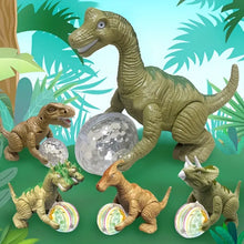 New Jurassic Toys For Boys And Girls, Electric Dinosaur With Light Tyrannosaurus Rex, Children's Music Triceratops Wrist Dragon Toy Crawling Car