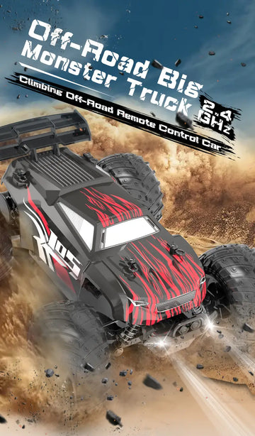 RC OFF Road High Speed Remote Control Car For Kids Adults,4WD All Terrains Waterproof Drift Off-Road Vehicle,2.4GHz RC Road Monster Truck,Toy Gift For Boys Girls