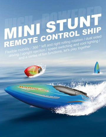 Remote Control Speedboat,Remote Control Boat, Remote Control Yacht, With Special Effect And Light. Children's Water Toys, Suitable To Play In Outdoor Lakes, Bathrooms, Swimming Pools.