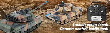 1:18 Scale High-speed Remote-controlled Army Tank With 360-degree Rotating Turret, Simulated Recoil, Real Machine Gun Sound, Simulation Standby Sound