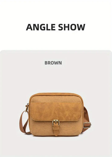 Men's Casual Simple Crossbody Bag, Trendy Shoulder Bag