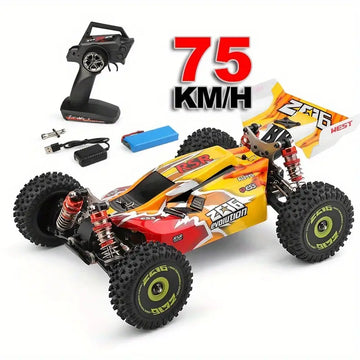 Adult Fast Remote Control Car 75+KMH Hobby Remote Control Truck, Four-wheel Drive Remote Control Car Off-road Racing Car, Electric Car Toy For Adults And Children