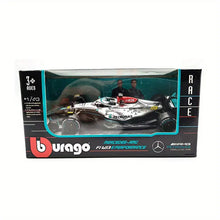 Burago 1:43 2022 F1 Mercedes-AMG Team W13 #44 Lewis Hamilton #63 George Russell Alloy Luxury Vehicle Diecast Cars Model Toy