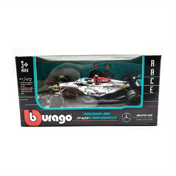 Burago 1:43 2022 F1 Mercedes-AMG Team W13 #44 Lewis Hamilton #63 George Russell Alloy Luxury Vehicle Diecast Cars Model Toy