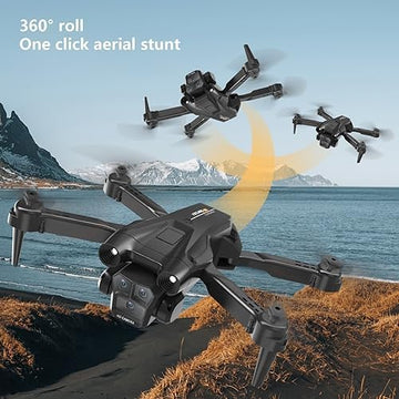 UNO1RC Drone with Camera, FPV Drone With 1080P Camera 2.4G WIFI FPV RC Quadcopter With with Carrying Case, Headless Mode, Follow Me, Altitude Hold, Toys Gifts For Kids Adults