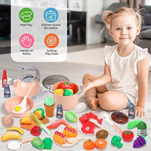 UNO1RC STONE Kids Kitchen Accessories Set, Play Food Sets for Kids Kitchen, Kids Cooking Sets with Play Pots and Pans, Utensils Cookware Toys, Kids Kitchen Playset, Play Kitchen Toy for Girls Boys