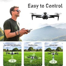 UNO1RC Mini Drone with Camera for Adults Kids, Brushless Motor 1080P WiFi FPV Camera Drone with 3 Batteries, One-Click Take Off/Landing, Altitude Hold, Headless Mode, 360° Flips, 90° Electric Adjustable Lens, Emergency Stop, Gift for Kids and Adult