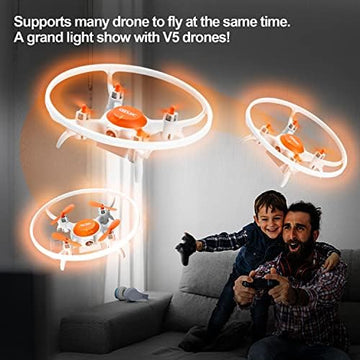 UNO1RC Mini Drone for Kids Beginners,Remote Control TOYS Hobby RC Quadcopter with Yellow&White LED Light,360 Flips, Altitude Hold,Headless Mode,Easy to fly Kids Gifts Toys for Boys and Girls