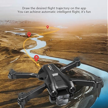 UNO1RC Drone with Camera, FPV Drone With 1080P Camera 2.4G WIFI FPV RC Quadcopter With with Carrying Case, Headless Mode, Follow Me, Altitude Hold, Toys Gifts For Kids Adults