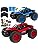 UNO1RC Control Car,1:20 Scale RC Stunt Car,2WD High Speed 25 Mph All Terrains Monster Truck Electric Toy Off Road RC Toy Cars Crawler with LED Headlight for Xmas Birthday Gift Adults,Kids(Blue/Red)