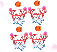 UNO1RC 4PCS Baby Basketball Hoop tub Basketball Hoop Childs Basketball Hoop and Ball Twerk Pong Mini Basketball Ball Baby Bath Toys Basketball playset for Kids pingpong Toddler Indoor
