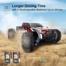 UNO1RC 9300 Remote Control Car High Speed RC Cars for Kids Adults 1:18 Scale 40 KM/H 4WD Off Road Monster Trucks,2.4GHz All Terrain Toy Trucks with 2 Rechargeable Battery