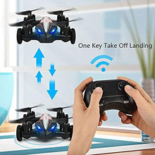 UNO1RC Quadcopter UAV 2 Speeds Racing Car Small RC Drone For Kids Adults Land Air Dual-mode RC Quadcopter One Key Take Off Landing Remote Control Helicopter With Light Children Flying Toys RTF