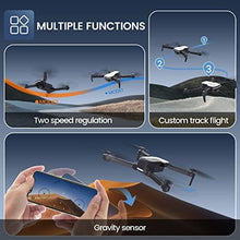 UNO1RC Stone HS280 Foldable FPV Drone with Adjustable 1080P HD WiFi Camera, Lightweight RC Quadcopter for Kids Adults Beginner, 2 Modular Batteries, Auto Hover, Gravity Sensor, Voice Gesture Control