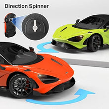 UNO1RC Remote Control Car, McLaren Rc Cars Officially Licensed 1/12 Scale 7.4V 900mAh Toy Car with 12km/h Fast Model Car Headlight for Adults Kids Boys Age 6-12 Year Birthday Ideas Gift Orange